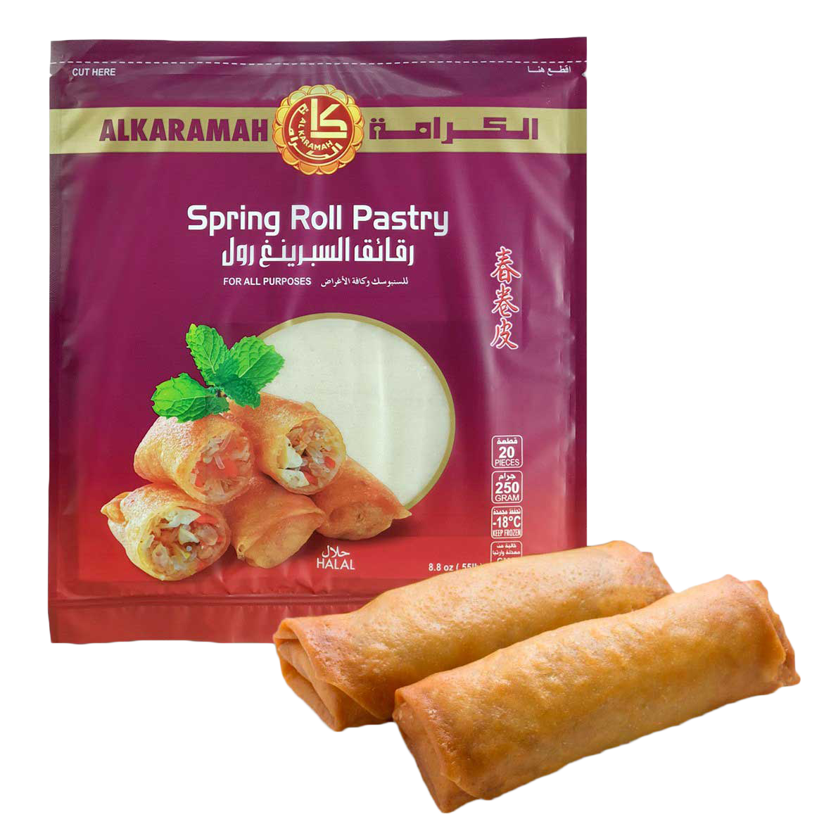 ALKARAMAH Spring Roll - Big size (250g) 1 Case