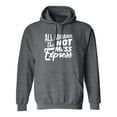 thumbnail image 1 of ALL ABOARD THE HOT MESS EXPRESS Adult Hooded Sweatshirt, 1 of 3