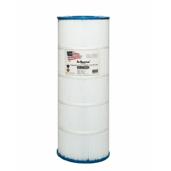 ALL AMERICAN AA-H1750 Pool Filter Replaces, Hayward C1750, C-1750, Unicel C-8417 Pleatco PA175, Filbur FC-1294