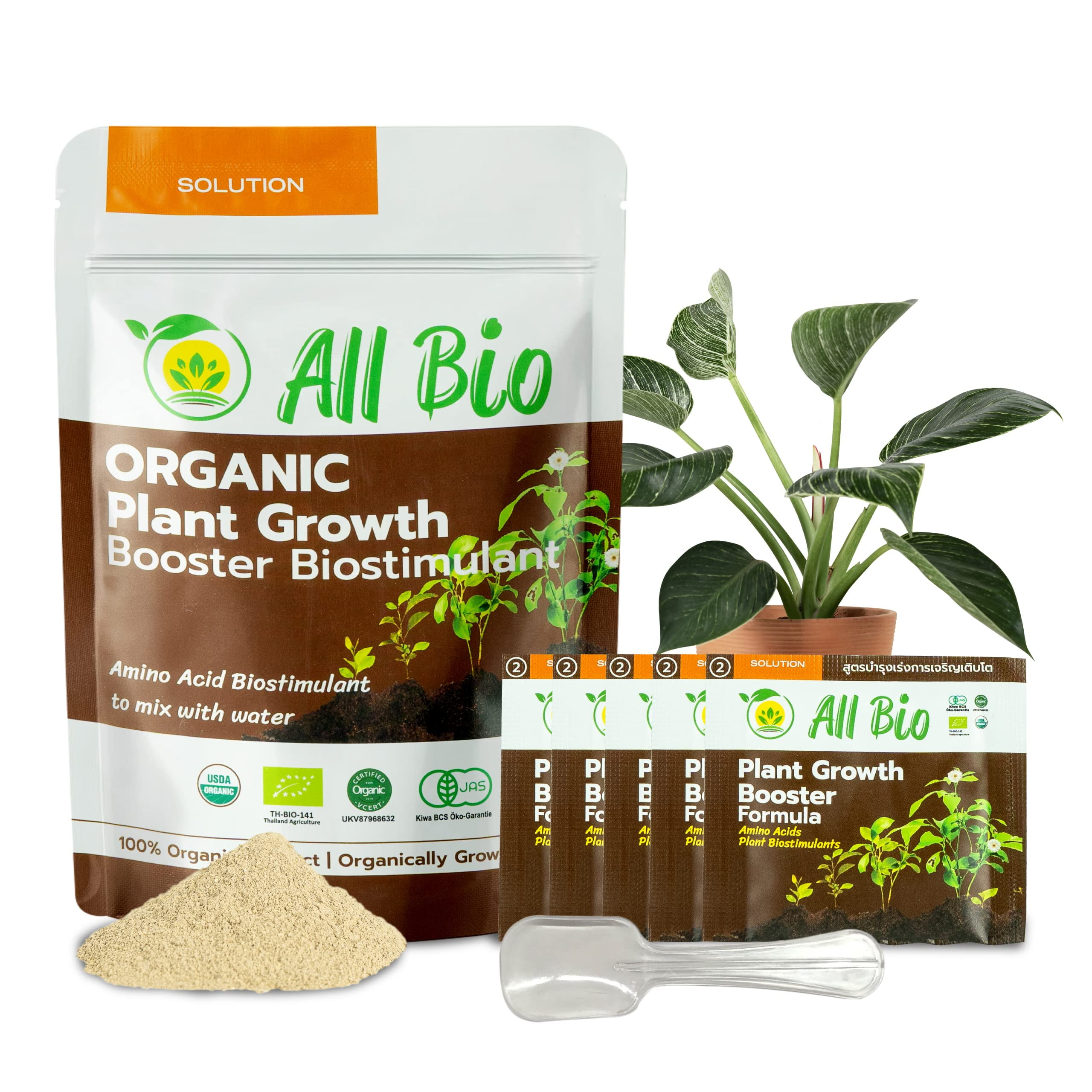 ALL BIO Organic OIF8 Plant Food Plant Growth Booster/Indoor House