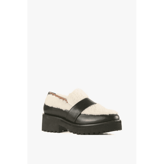 ALL BLACK SHERPA LOAFER 7M/37