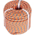 thumbnail image 1 of ALL-CARB 1/2 x 150FT, High Force Braided Polyester Arborist Tree Rope, 24 Strand Bull Rope, Extra Abrasion Resistant, UV Resistant Heavy Duty Tree Rope for Swings,Camping(Orange, Blue, Black), 1 of 2