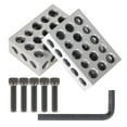 thumbnail image 1 of ALL-CARB 1 x 2 x 3 Matched Ultra Precision Parallel Blocks Set, 23-Hole 0.0001 Inch Alloy Steel, 123 Parallel Block Set with Screws and Hex Key, 1 of 6