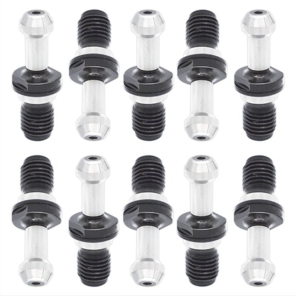 ALL-CARB 10-Pack BT40 45-Degree 0.589In Pull Stud Retention Knob Replacement for Hass Kia Toshiba CNC BT40