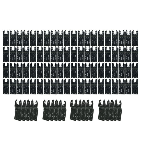 ALL-CARB 100 Piece Quick Release Durable 30 - 90mm Universal Oscillating Tool Saw Blades