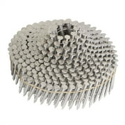 ALL-CARB 1200Pcs 15 Degree Wire Coil 1-1/4 .09 Ring Shank Stainless Steel Siding Nails