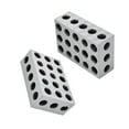 thumbnail image 1 of ALL-CARB 1Pair 2-4-6 Blocks 23 Holes Matched Pair Hardened Steel Precision Fit for Milling Machine, 1 of 6