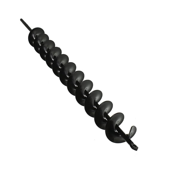 ALL-CARB 2 x 24 Inch Auger Drill Bit for Planting Plant Bulb, 2 Inch Diameter, Fits 3/8 Inch Hex Drive Drill