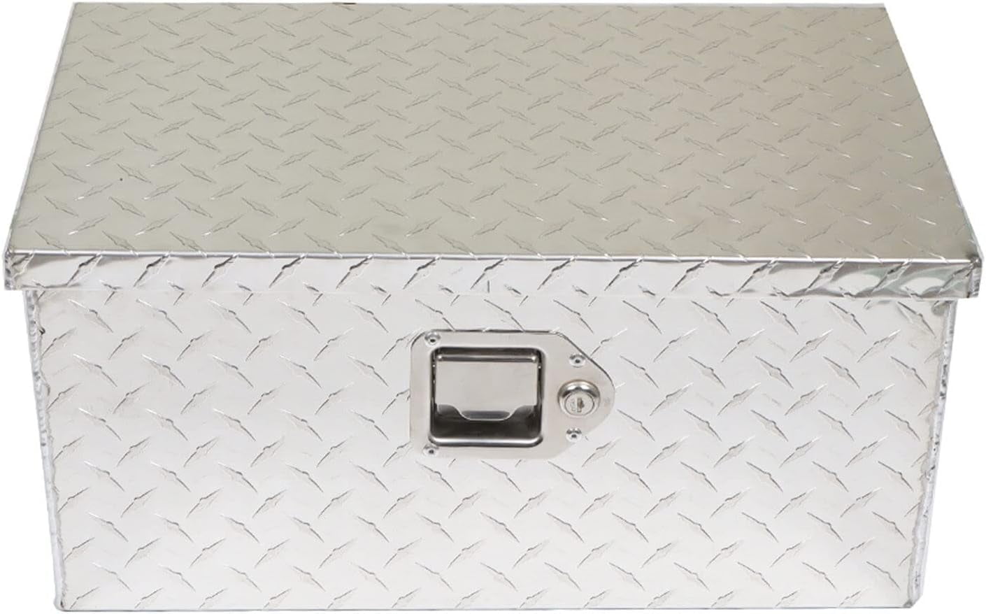 ALL-CARB 20 Inch Aluminum Diamond Plate Tool Box Organizer Silver With ...