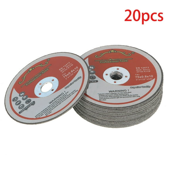 ALL-CARB 20 pcs 3"x1/32"x3/8" Ultra Thin Cut Off Wheels Die Grinder Metal Cutting Disc