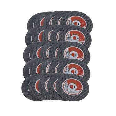25-Pack 4x1/16x5/8 Cut-Off Wheels – For Die Grinder, Aluminum Oxide, 60 Grit, Metal Cutting