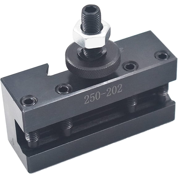 ALL-CARB 250-202 Turning Tool Holder - BXA #1 Quick Change Turning Facing Boring Tool Post Holder for Lathe Swing 10" - 15"