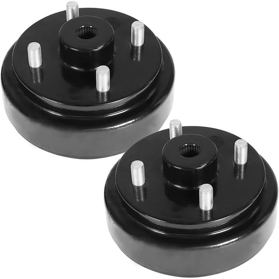 ALL-CARB 2X Rear Wheel Brake Hub Drum For EZGO Golf Cart Electric 1982+ Gas 2 Cycle 82-93