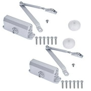 ALL-CARB 2x Aluminum Commercial Door Closer Two Independent Valves Control Sweep 25-45Kg