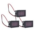 thumbnail image 1 of ALL-CARB 3 PCS Mini DC 0-30V LED 3-Digital Display Voltage Voltmeter Panel Calibratable, 1 of 6
