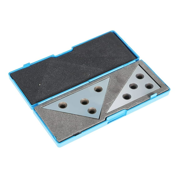 ALL-CARB 30-60-90 Degree & 45-45-90 Degree 2-Pack Angle Blocks Set Precision Machinist Measurement Tool