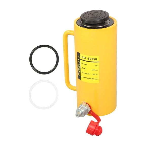 ALL-CARB 30 Ton 6 inch Hydraulic Cylinder Jack Automatically Porta Power Jack Fit for Industrial Lifting and Support