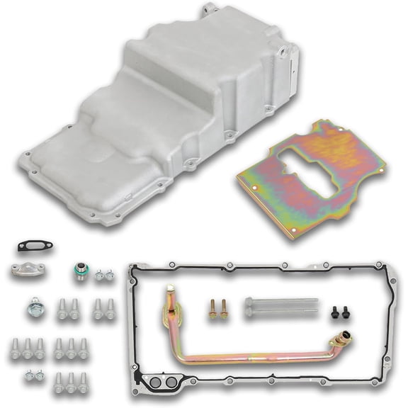 ALL-CARB 302-2 LS Engine Low Profile Oil Pan Retro Replacement for Camaro Firebird Ventura Nova F-Body G-body A-body LS1 LS2 LS3 6.2L 6.0L 5.3L 4.8L