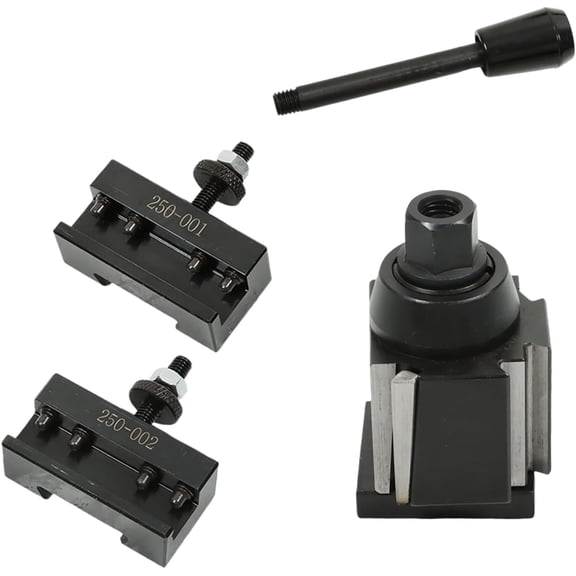 ALL-CARB 3Pcs OXA Wedge Type Tool Post Set 250-000 Wedge Type Tool Post 250-001, 250-002 Tool Holder