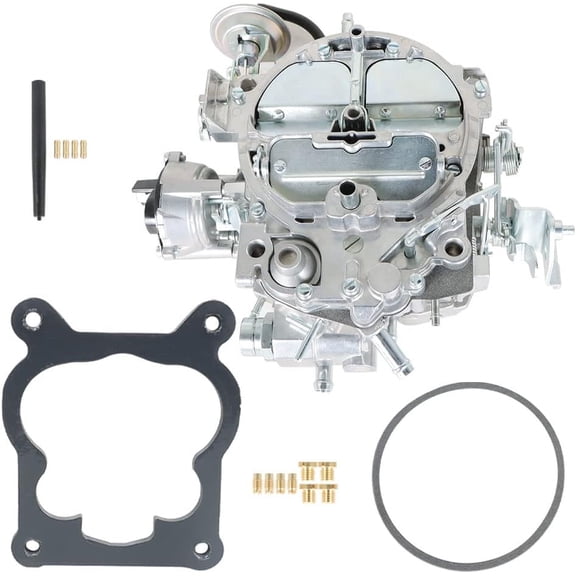 ALL-CARB 4 Barrel Carburetor For 1904R 1906R Rochester Quadrajet 4MV Vacuum Secondary 750CFM Replacement for Chevy GMC with 305-350c.i Engine 1980-1989 Electric Choke 4BBL Carb W/Gaskets Plugs Jets