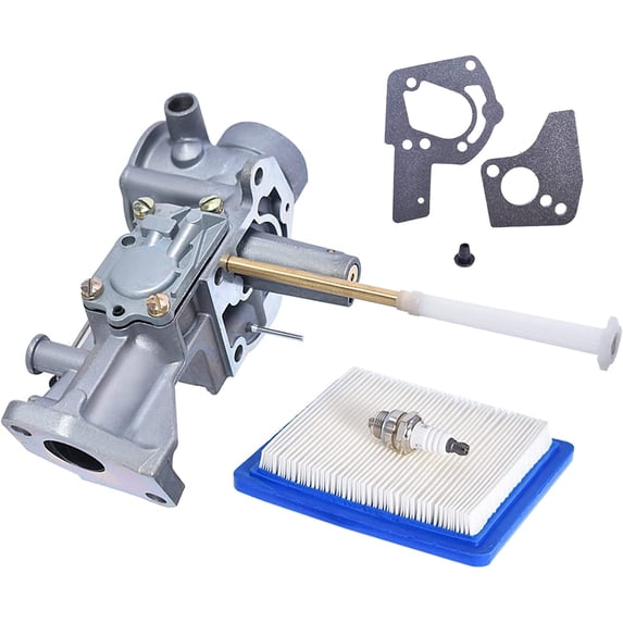 ALL-CARB 498298 5 HP Carburetor with Spark Plug Gasket Air Filter Replacement for Briggs & Stratton 692784 495951 492611 490533 495426 Carb
