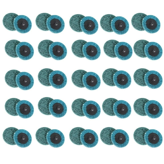 ALL-CARB 50PCS 2-Inch Sanding Precision Discs for Quick Change Descaling, Deburring, Polishing and Sanding Discs