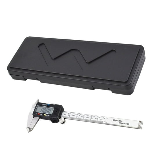ALL-CARB 6 Inch (150mm) Dial Caliper Accuracy 0.001 Electronic Digital Vernier Caliper Micrometer Gauge