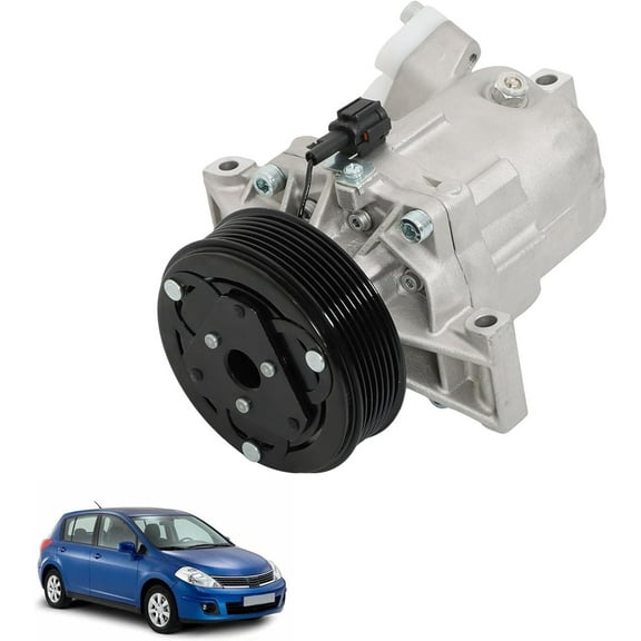 ALL-CARB AC Compressor Replacement for Versa 2007-2012 1.8L Tiida 2007-2015 1.6L 1.8L 92600CJ60B