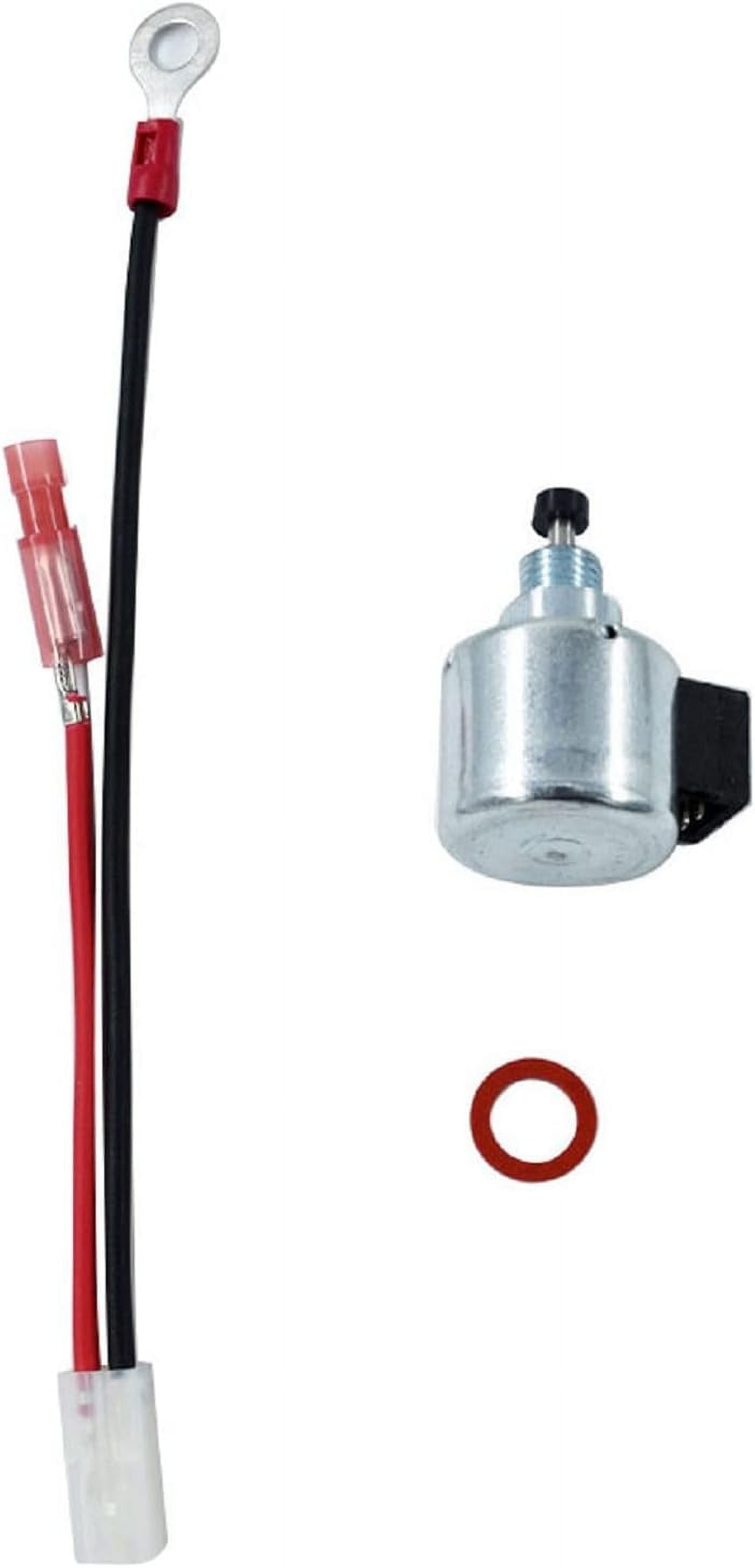 ALL-CARB AM128242 Fuel Solenoid Carburetor Repair Kit Replacement for Kohler 12-757-33S CV11 CV12 CV12.5 CV13 CV14 CV15 CV16 CH11 CH12 CH13 CH14 CH15 CH16 for John Deere STX38 LX255 AM128816 Engine