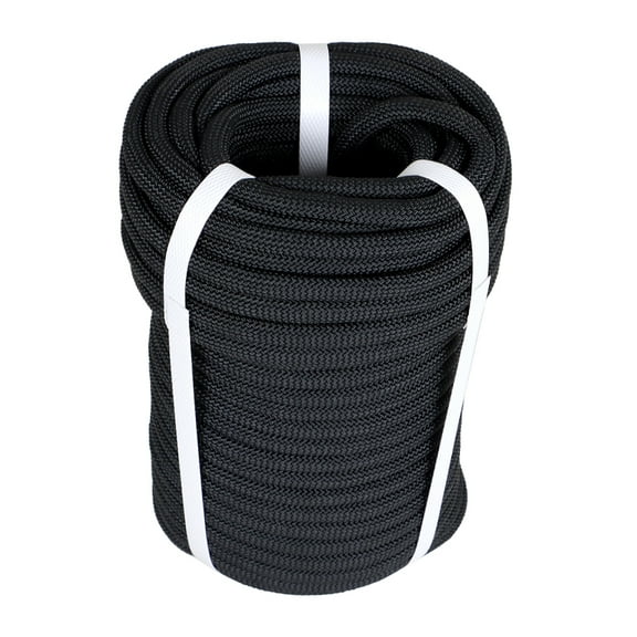 ALL-CARB Braided Polyester Rope (3/8" X 100') Strong Pulling Rope for Climbing Sailing