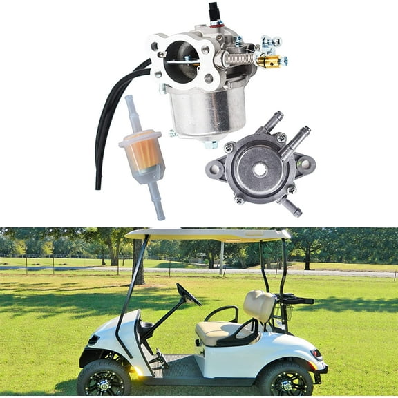 ALL-CARB Carburetor with Fuel Pump and Filter Replacement for Golf Carts 295cc 1991-UP 4 - Cycle Engines