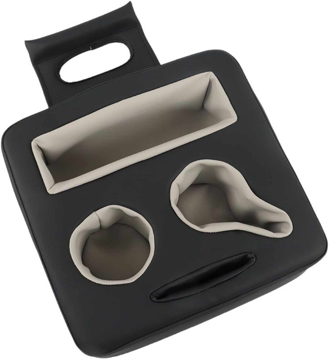 ALL-CARB Couch Cup Holder, Bedroom Cup Holder, Bed Storage Organizer, Sofa Refreshment Tray for car Backseat, Bed, Sofa