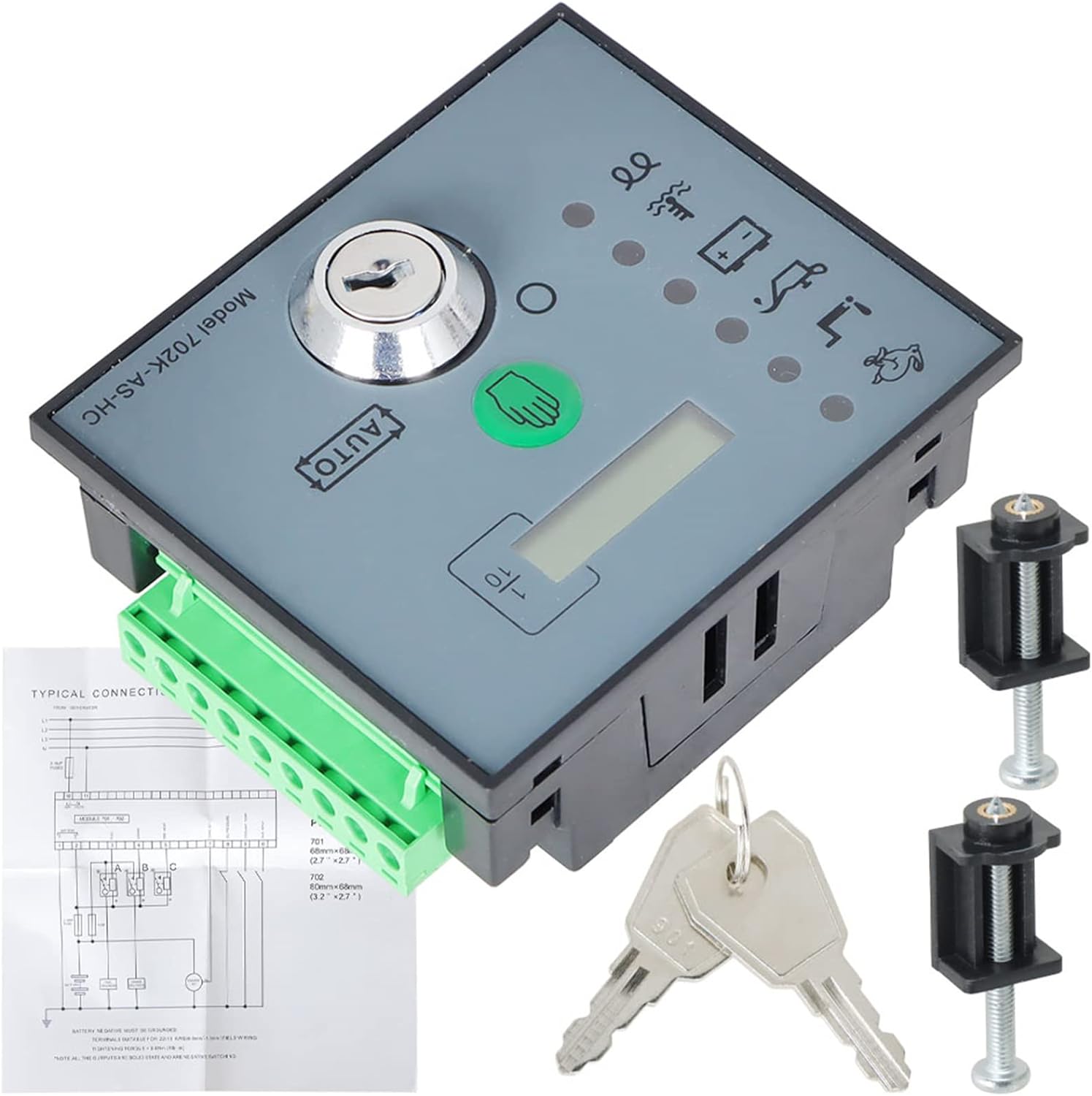 ALL-CARB DSE702K-AS DSE702AS Electronic Auto Start Generator Controller ...