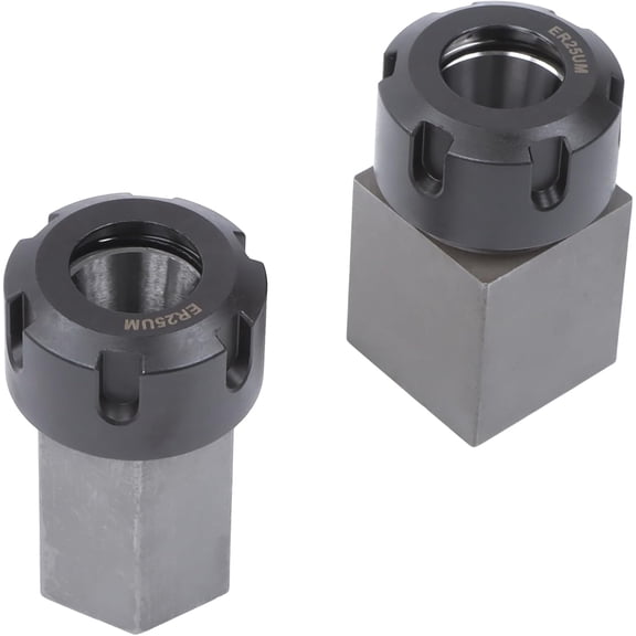 ALL-CARB ER25 Square and Hex Collet Block Set, 0.005 Mm Accuracy for CNC Machines
