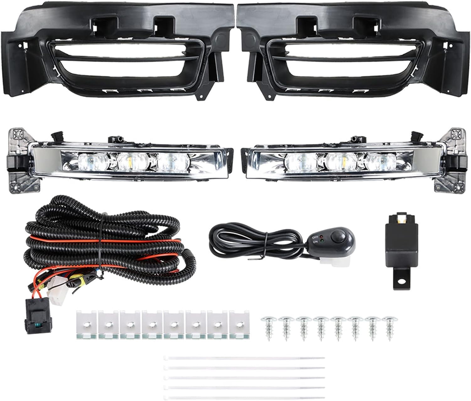 ALL-CARB For 2015 - 2020 Dodge Charge LED Bumper Fog Lights Driving Lamps  LH & RH - Walmart.com