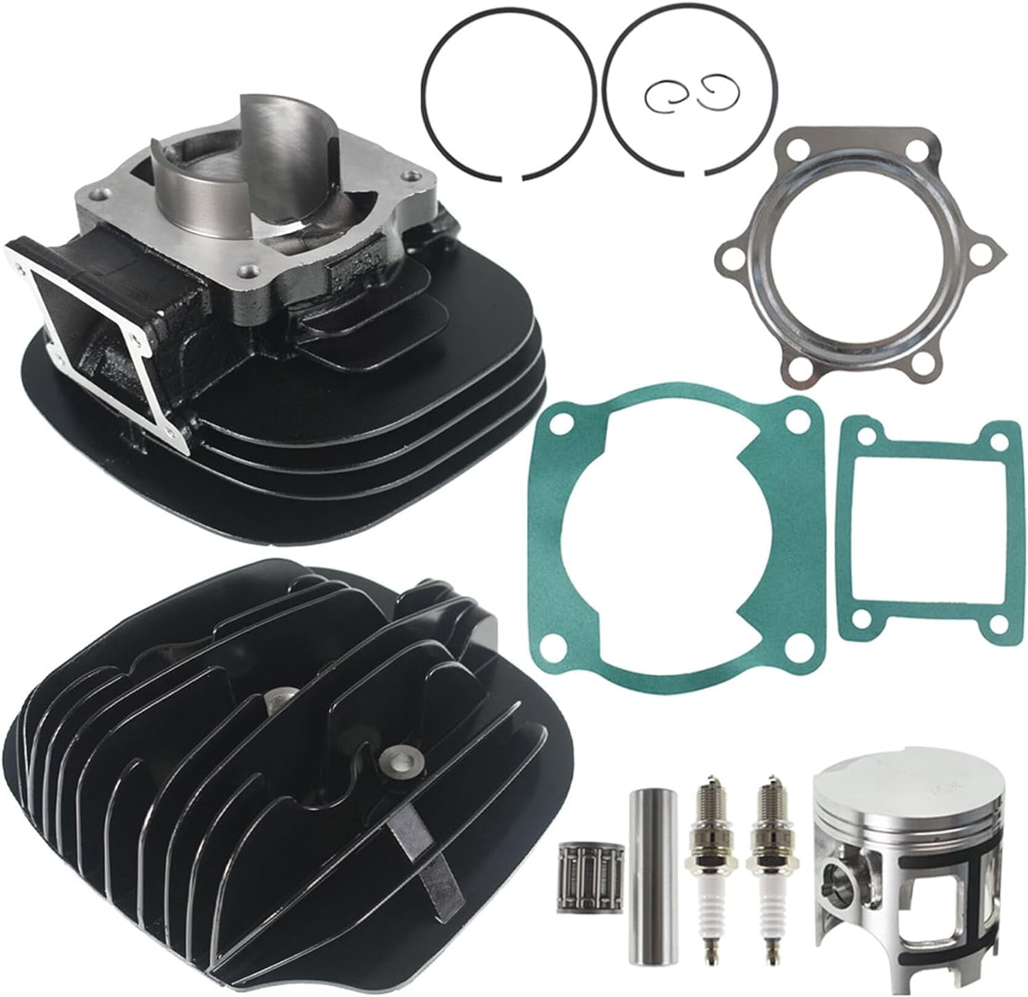 ALL-CARB For 88-06 Yamaha Blaster 200 Cylinder Head Piston Gasket Top End Rebuild Kit