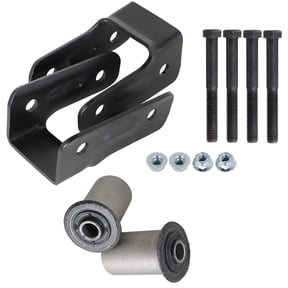 ALL-CARB For Chevy Blazer S10 Gmc Jimmy S15 Leaf Spring Shackle Rear Lh & Rh Pair Set