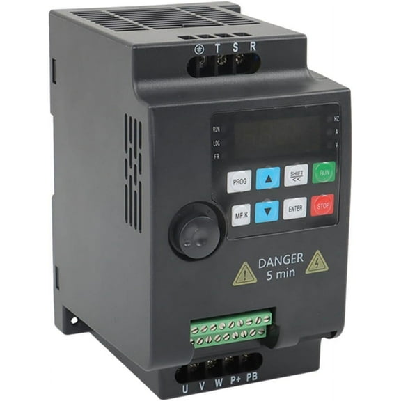 ALL-CARB Frequency Converter 2.2kW 3HP 220V Single-Phase/3-Phase for Motor Speed Control and Phase Conversion