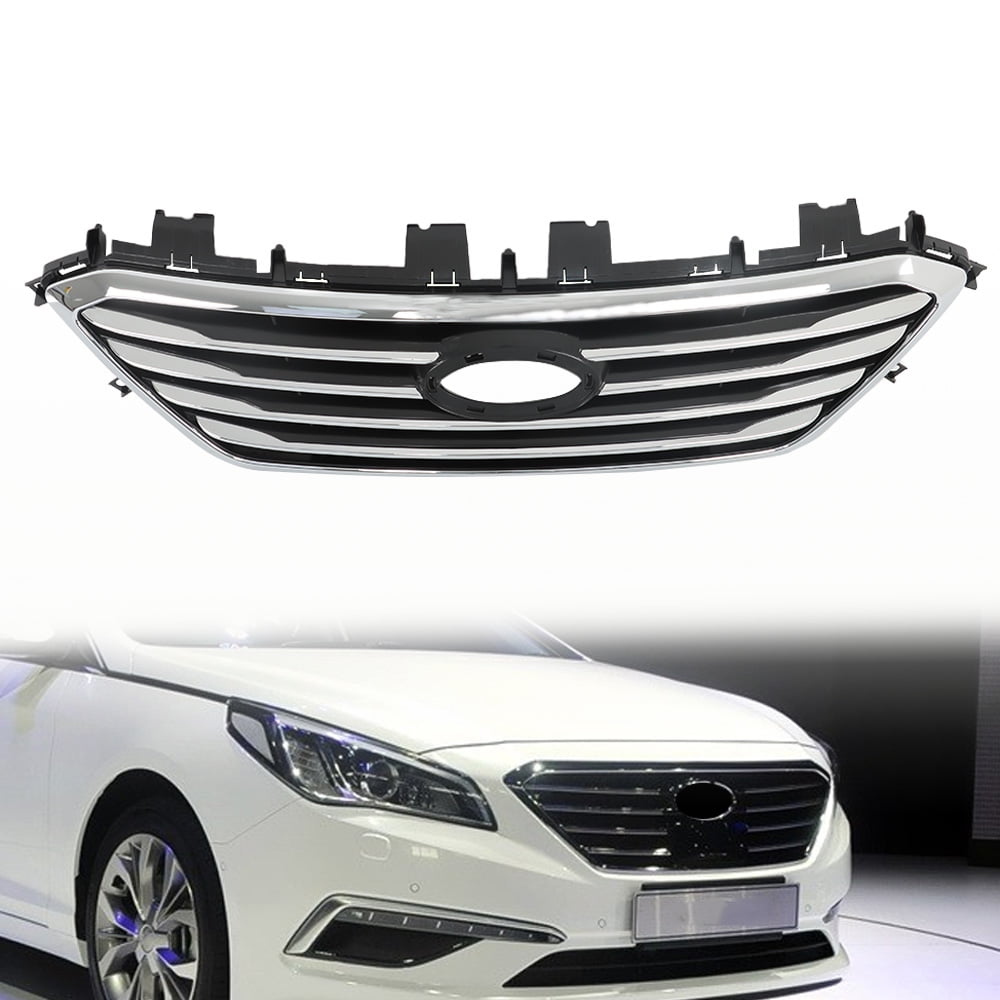 ALL-CARB Front Bumper Chrome Grill Factory Style Grille Replacement for ...