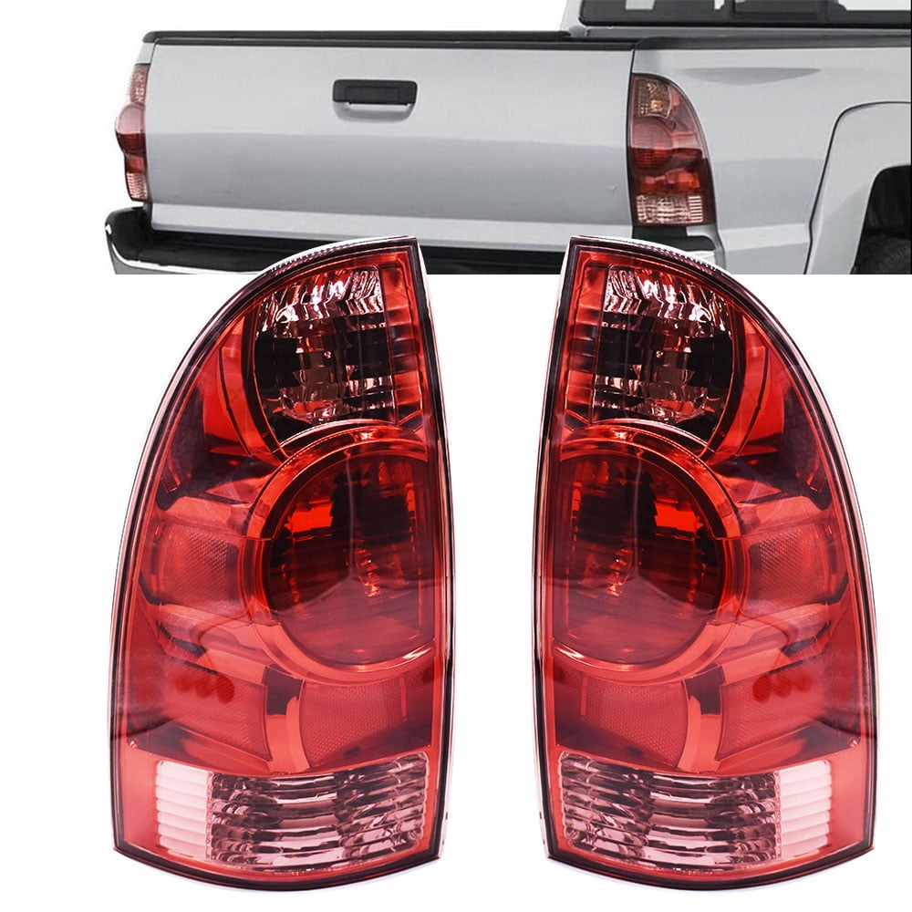 ALL-CARB Halogen Tail Light Lamp Assembly Right+Left Side Rear Tail Brake Light Lamp for 2005-2015 Toyota Tacoma