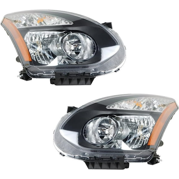 ALL-CARB Headlight Assembly Replacement for Nissan Rogue 2008-2013 Headlight Assy Set Driver Passenger Side