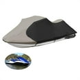 thumbnail image 1 of ALL-CARB Heavy-Duty 103-115(1 or 2 Seater) TOP Cover Trailerable Cover Black + Grey Color Replacement for PWC Watercraft Jet Ski Motorcycle Boat Cover, 1 of 7