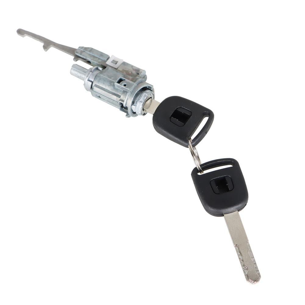 ALLCARB Ignition Switch Cylinder+2 Door Lock Cylinder+2 Key for Honda