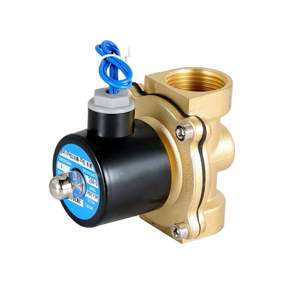 ALL-CARB NC Electric Solenoid Valve Brass Water Air Gas 1" NPT 110V 120V Volt AC