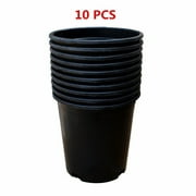 ALL-CARB Nursery Pot 1 Gallon 1 Gal 2 Gal 3 Gal 5 Gal 7 Gal 10 Gal 15 Gal Nursery Container Injection Molded Pot Fit for Plants Soil Growers or Hydroponics (10,1 Gallon)