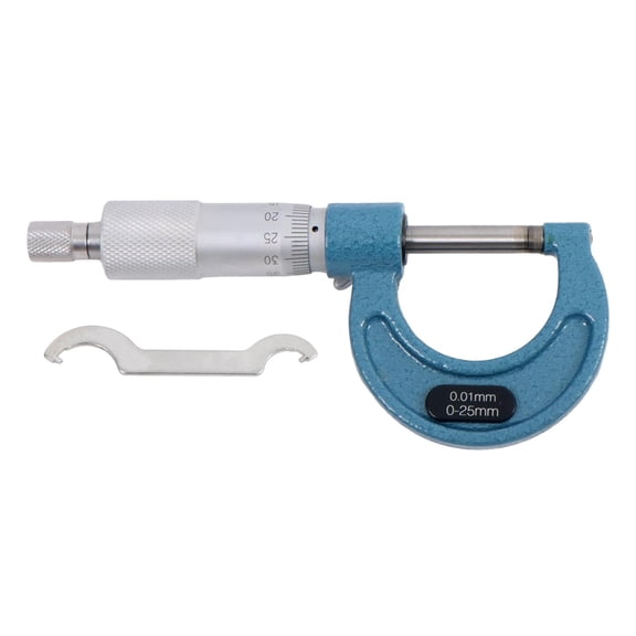 ALL-CARB Outside Micrometer 0-1 Inch, 0.0001 Inch Accuracy, Carbide Anvil with Case