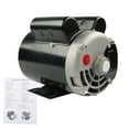 thumbnail image 1 of ALL-CARB Single Phase Electric Motor 3.7 HP 3450 RPM 56 Frame 5/8" Shaft 230 V, 1 of 9