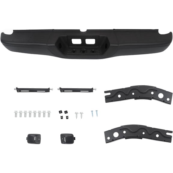 ALL-CARB Steel Rear Step Bumper Assembly Replacement for Toyota Tundra 2000-2006 TO1103108