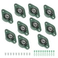 thumbnail image 1 of ALL-CARB UCFL202-10 Self Aligning Pillow Block Bearing 5/8 Inch Bore 2 Bolts 10 Pieces, 1 of 5