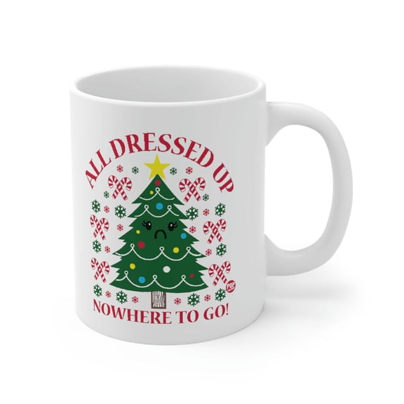 ALL DRESSED UP X-MAS TREE COFFEE MUG